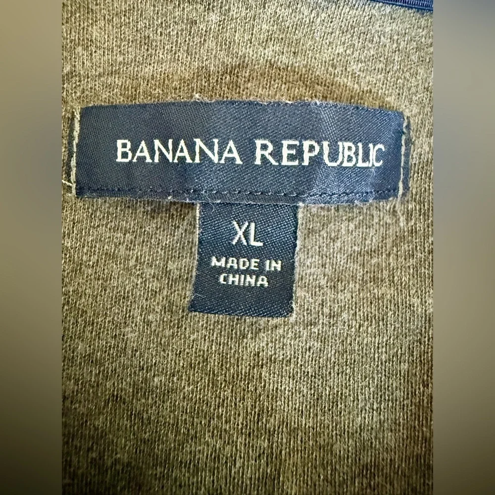 EUC Banana Republic Luxe Cotton Polo 🫶 Olive Green | Size XL | Super Soft